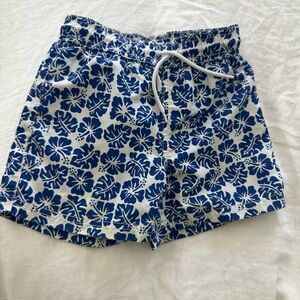 Janie and Jack Floral Swim Trunks, 4T boys